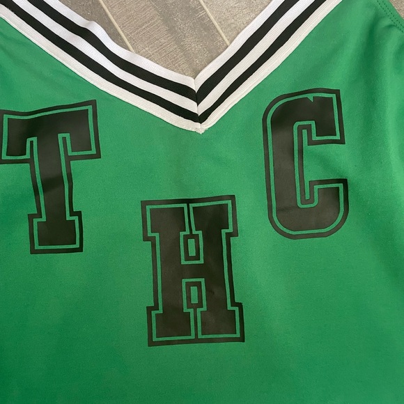 Trickz N' Treatz THC Cheerleader Costume Just Top Dolls Kill Size 2XL - Picture 2 of 6